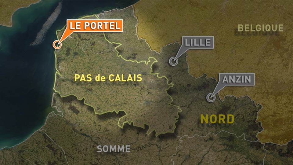 Situation ville de Le Portel - Le Portel - France, Hauts de France