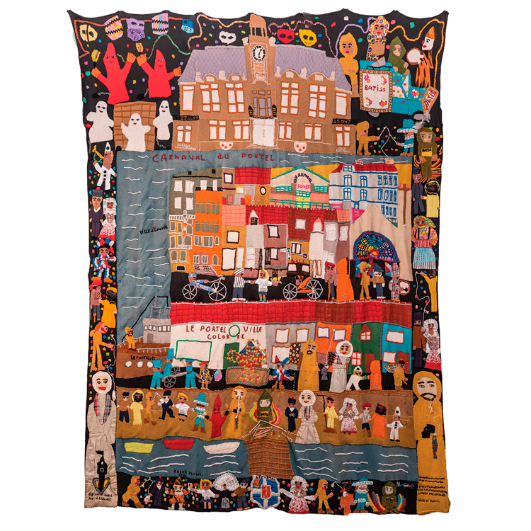 Le Carnaval du Portel, la tapisserie est commandée par la ville en 1988
